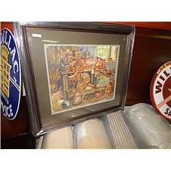 FRAMED LIMITED EDITON PRINT "REMINGTON THE HORTICULTURIST - CHARLES WYSOCKI - GALLERY - $1500
