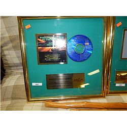 FRAMED WOOLCO MUSIC MEMORIBILIA - BRAND NEW COUNTRY - MCA COUNTRY