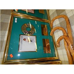 FRAMED WOOLCO MUSIC MEMORIBILIA - PATTY LOVELESS