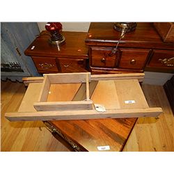 VINTAGE WOOD CABBAGE SHREDDER