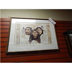 LIMITED EDITION PRINT - NATIVE HERRITAGE - BY PAUL YGARTA - AS SEEN ON MURAL OUT SIDE OF CHERMANIUS