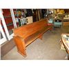 Image 1 : VINTAGE CHURCH PEW - APPROX 12' LONG