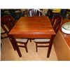 Image 1 : MAHOGANY DINING TABLE  - SQUARE