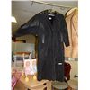 Image 1 : COAT - SUEDE AND LEATHER - LONG BLACK - SZ MED