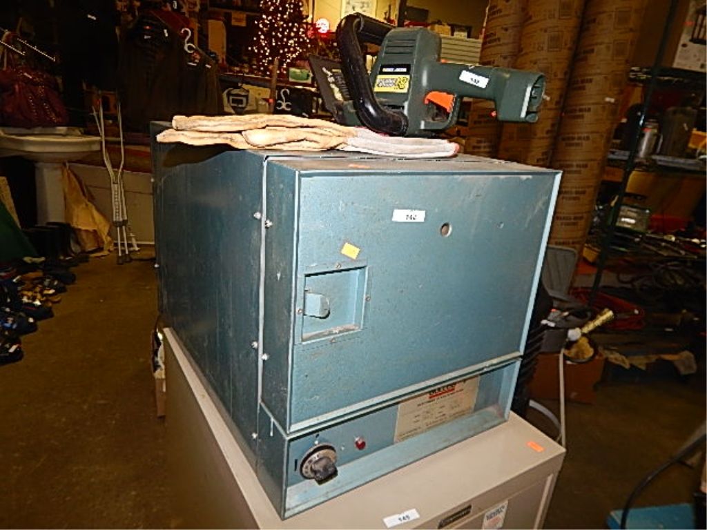 WELDING ROD OVEN GULLCO ELECTRODE STABLILIZING OVEN 1000WATT 110VOLT 150 TO 550 DEGREES