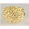 Image 2 : 4.25 ct  Fancy Yellow Natural Daimond Ring 18K YG
