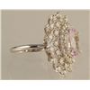 Image 4 : 5.56ct Kunzite and Diamond Ring in White Gold