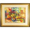 Image 1 : Russ Marshall "Bright & Joyful" Orig Oil Hand Sign