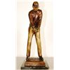 Image 1 : Golfer Bronze Sculpture, Signed M. Davidsan 21"H