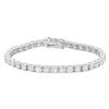 Image 1 : 14.21 Carat Diamond Bracelet in White Gold