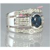 Image 5 : 1.90 ct Sapphire and Diamond Ring