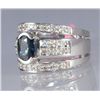 Image 6 : 1.90 ct Sapphire and Diamond Ring