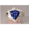 Image 1 : 4.26ct Diamond and Tanzanite Ring