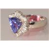 Image 2 : 4.26ct Diamond and Tanzanite Ring