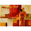 Image 2 : Adriana Naveh "Hope" Hand signed Serigraph 56"Tall