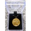 Image 4 : Itzchak Tarkay, Signed Gold  Pendant / Medallion