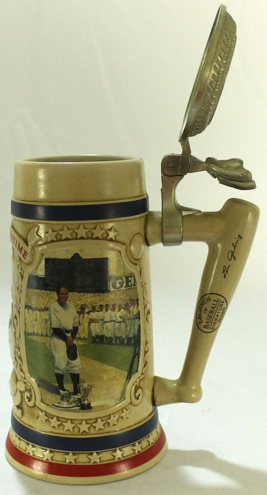yankees beer stein