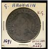 Image 1 : Great Britain, 1 Crown 1691 VG