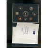 Image 1 : Great Britain 1993 Proof Set in Deluxe case (red) 8 coins.