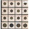 Image 1 : United States; American Civil War Tokens,  16 various issues dating 1837-1862 approximately.  VG to 