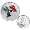 Image 1 : RCM Lot; 25 cents coin; Bird of Canada Series; 2007 Ruby-throated Hummingbird  in original casing wi