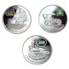 Image 1 : 20 dollars coins; Transportation on Land, Sea and Rail Series; 2001 The Russell "Light Four", The Ma