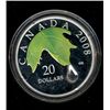 Image 1 : RCM Lot; 2008 20 Dollars, Crystal Raindrop.