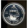 Image 1 : 20 dollars 1534-2009 Fine Silver commemorating the 475th Anniversary of the arrival of Jacques Carti