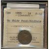 Image 1 : Cent 1955 ICCS F-12: No Shoulder Fold, Double Date. The only one certified by ICCS to the auctioneer