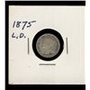 Image 1 : 5 Cents 1875H About VG.  Large Date.