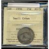 Image 1 : 25 cents 1906 ICCS AG-3; Small Crown.