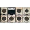 Image 1 : Miscellaneous issue Tokens;  7 pieces, Br;953, 990, 991, 992, 993 and 994(2).  Fair to EF.