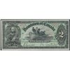 Image 1 : Dominion of Canada 2 dollars 1897  DC-14b #622119.  Extremely sharp and clean EF+ issue.