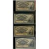 Dominion of Canada; 25 cents note 1900, DC-15a Courtney F-15, DC-15b Boville VF-20 & 2 x DC 15c Saun
