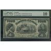 Dominion of Canada; 4 dollars note 1902, DC-17b, Boville, 350714, Series A, Letter C, FOUR at Top, P