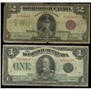 Dominion of Canada; 1 dollar note 1923, DC-25n, Campbell Clark, D8756527, Black Seal, Group 3, Lette