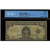 Dominion of Canada; 2 dollars note 1923, DC-26c, McCavour Saunders, F-982858, Blue Seal, Group 1, Le