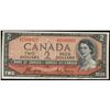 Image 1 : Bank  of Canada; 2 Dollars 1954 Devil Face, BC-30a, 1886923, Coyne-Towers, VF-EF.