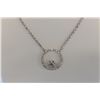 Image 1 : Designer Rhodium Plated Necklace With Clear Crystals