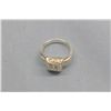 Image 2 : Sterling Silver Ring With Clear Cubic Zirconia (size 6)