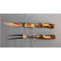 Hubectus Soligen Carved Bone Handle Carving Set