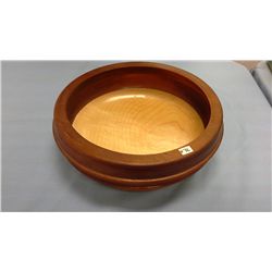 R. Wiley Signed Hand Made Wood Bowl