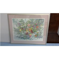 Carolyn Blish Hand Signed Limited Edition Floral Print