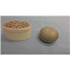 Image 1 : Pewter and Touchstone Pottery Trinket Boxes
