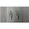 Image 1 : Sterling Silver Earrings With Genuine Mother of Pearl