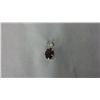 Image 1 : Sterling Silver and Genuine Garnet Pendant