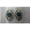Image 1 : Sterling Silver Antique Style Earrings With Gemstone Gemstones