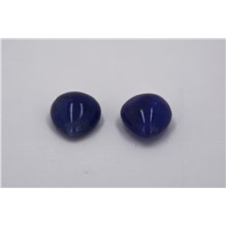 Cabochon Tanzanite 52.20cttw Pair