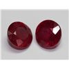 Image 1 : Pair of Round Ruby Loose Stones 2.00ctw