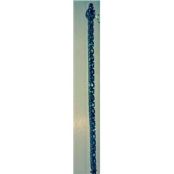 Blue Zircon approx. 35.0ct, Bracelet